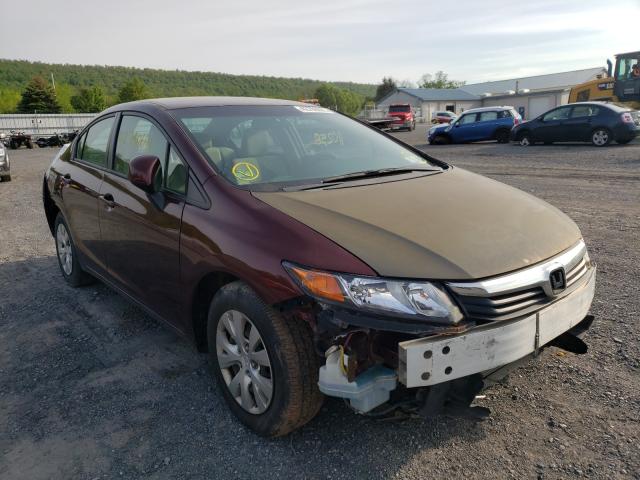 HONDA CIVIC LX 2012 with VIN 19XFB2F5XCE364151 - Photo from auction