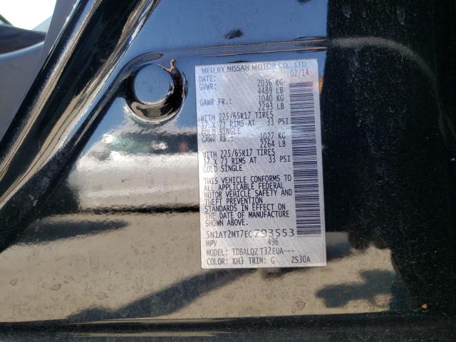 Photo 10 from auction – 2014 NISSAN ROGUE S with VIN 5N1AT2MT7EC793553