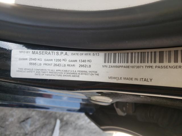 Photo 10 from auction – 2014 MASERATI QUATTROPOR with VIN ZAM56PPA0E1073071