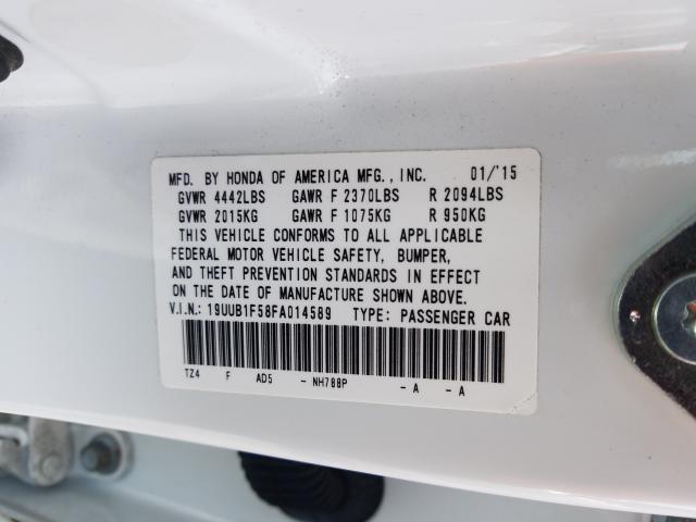 Photo 10 from auction – 2015 ACURA TLX TECH with VIN 19UUB1F58FA014589