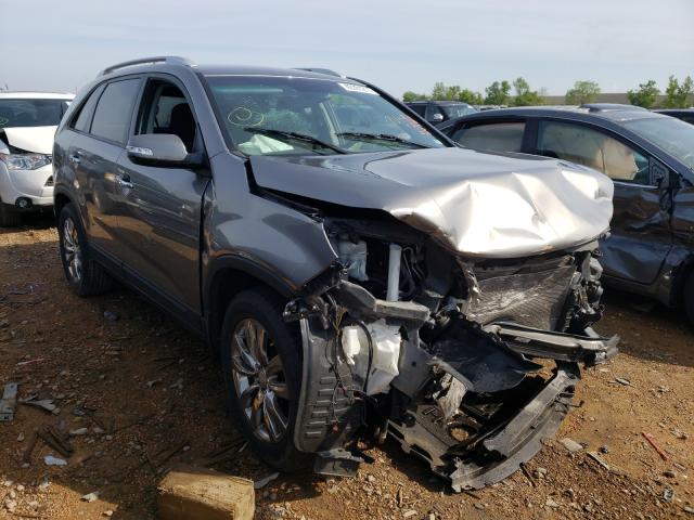 KIA SORENTO LX 2014 with VIN 5XYKT3A65EG459997 - Photo from auction