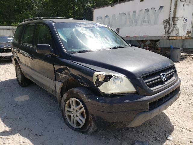 HONDA PILOT LX 2004 with VIN 2HKYF18194H570432 - Photo from auction