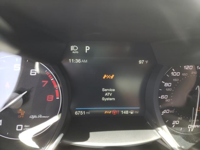 Photo 8 from auction – 2018 ALFA ROMEO GIULIA QUA with VIN ZARFAEAV6J7577421