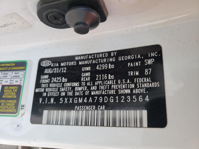 Photo 10 from auction – 2013 KIA OPTIMA LX with VIN 5XXGM4A79DG123564