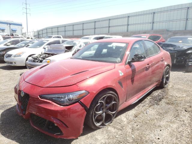 Photo 2 from auction – 2018 ALFA ROMEO GIULIA QUA with VIN ZARFAEAV6J7577421