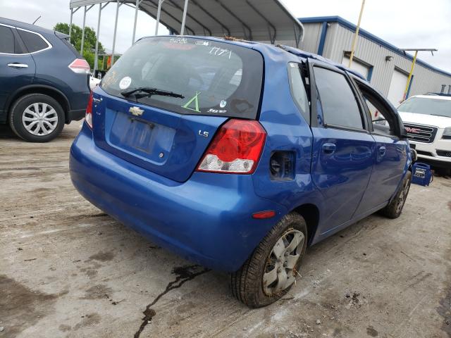 Photo 4 from auction – 2008 CHEVROLET AVEO BASE with VIN KL1TD66608B047648