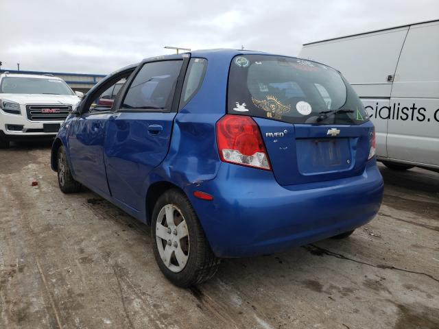 Photo 3 from auction – 2008 CHEVROLET AVEO BASE with VIN KL1TD66608B047648