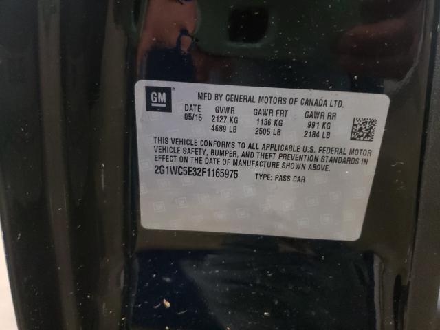 Photo 10 from auction – 2015 CHEVROLET IMPALA LIM with VIN 2G1WC5E32F1165975