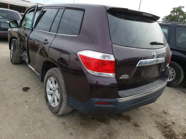 Photo 3 from auction – 2013 TOYOTA HIGHLANDER with VIN 5TDBK3EH1DS241300