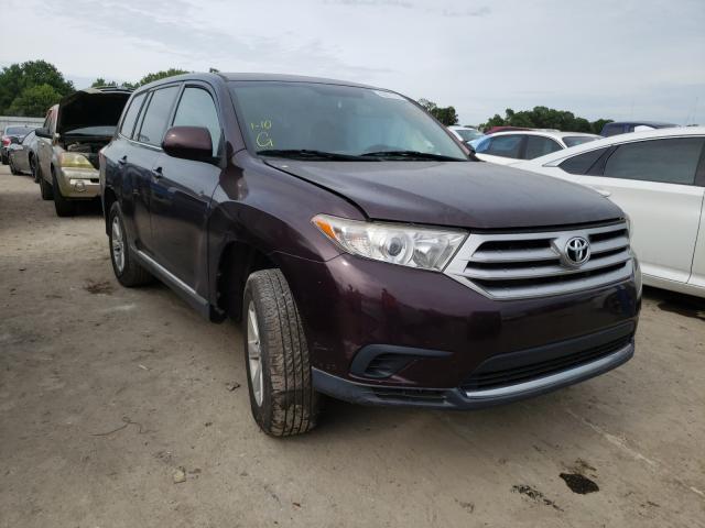 TOYOTA HIGHLANDER 2013 with VIN 5TDBK3EH1DS241300 - Photo from auction