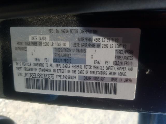 Photo 10 from auction – 2008 MAZDA 5 with VIN JM1CR29L680320379