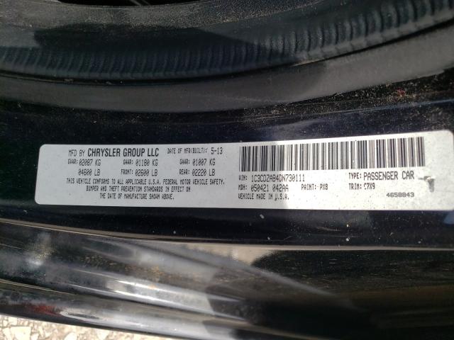 Photo 10 from auction – 2013 DODGE AVENGER SE with VIN 1C3CDZAB4DN730111