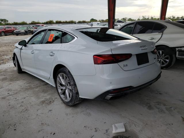 Photo 3 from auction – 2020 AUDI A5 PREMIUM with VIN WAUCNCF55LA003846