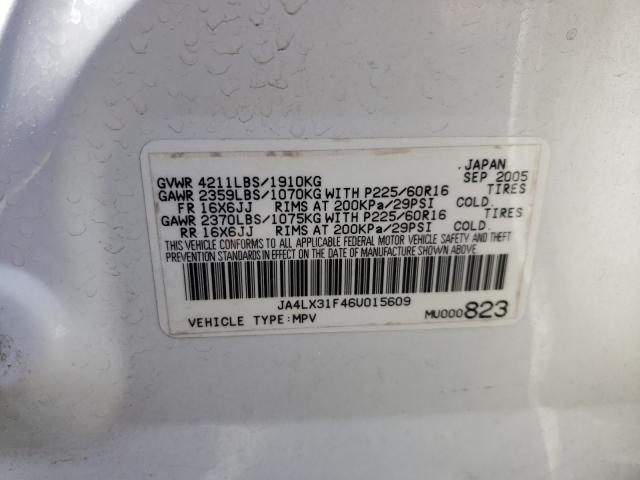 Photo 10 from auction – 2006 MITSUBISHI OUTLANDER with VIN JA4LX31F46U015609