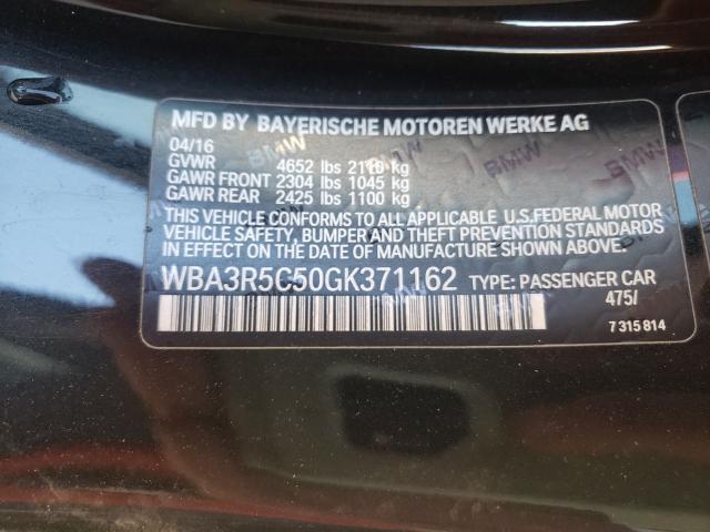 Photo 10 from auction – 2016 BMW 435 XI with VIN WBA3R5C50GK371162
