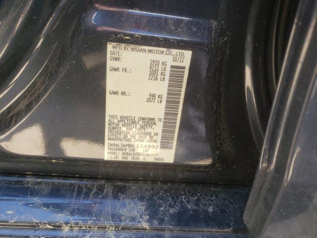 Photo 10 from auction – 2013 NISSAN ALTIMA 2.5 with VIN 1N4AL3AP8DC154992