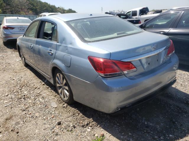 Photo 3 from auction – 2011 TOYOTA AVALON BAS with VIN 4T1BK3DB8BU398887