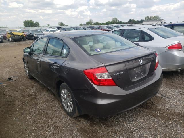 Photo 3 from auction – 2012 HONDA CIVIC LX with VIN 19XFB2F53CE062474