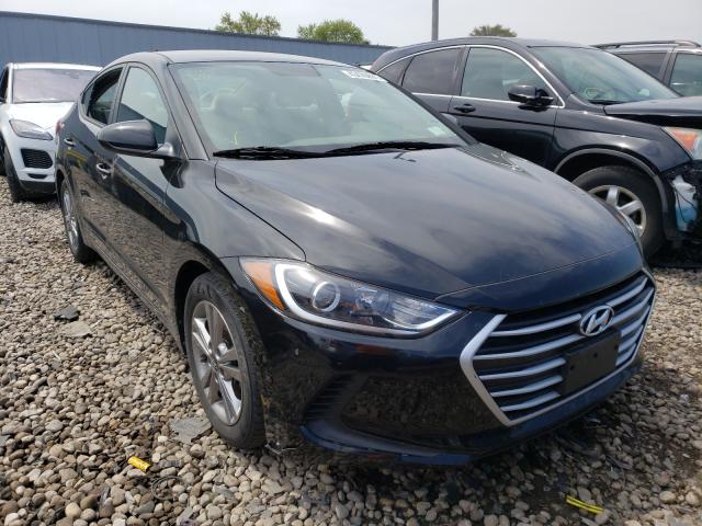 HYUNDAI ELANTRA SE 2017 with VIN KMHD84LF2HU381237 - Photo from auction