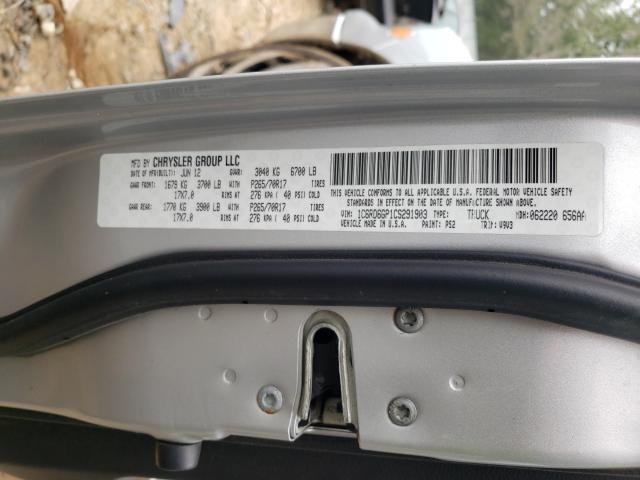 Photo 10 from auction – 2012 DODGE RAM 1500 S with VIN 1C6RD6GP1CS291903