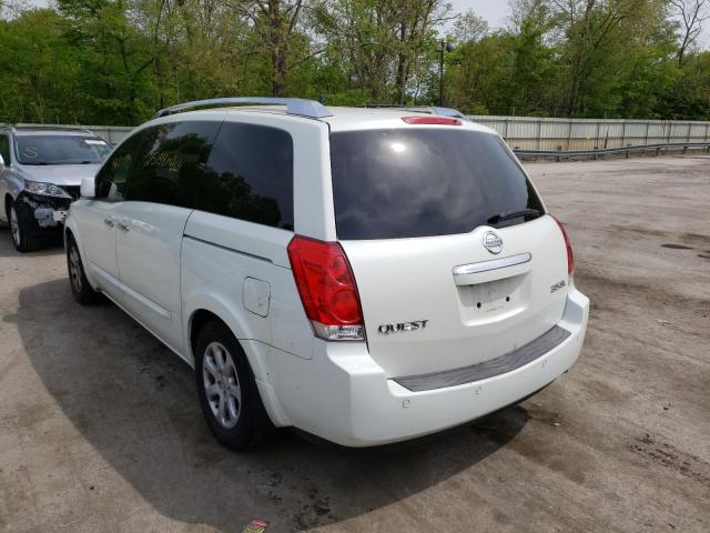 Photo 3 from auction – 2008 NISSAN QUEST S with VIN 5N1BV28U48N113733