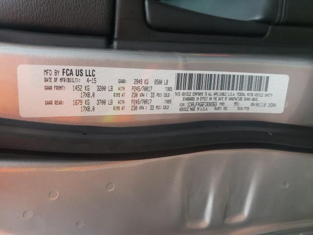 Photo 10 from auction – 2015 JEEP GRAND CHER with VIN 1C4RJFAG6FC830363