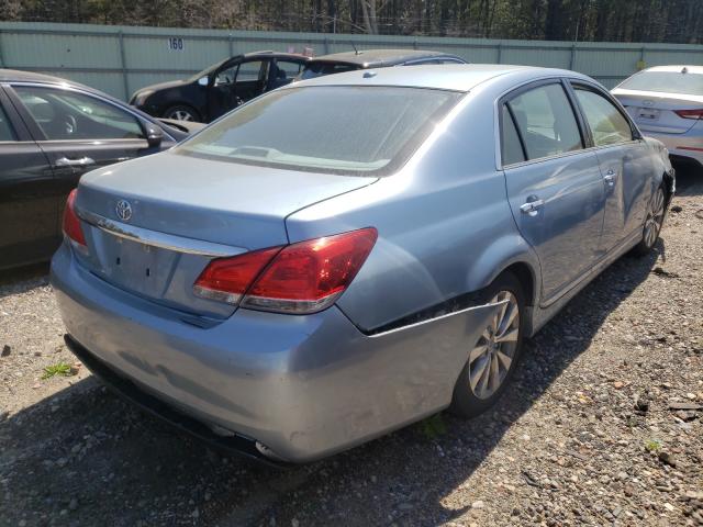 Photo 4 from auction – 2011 TOYOTA AVALON BAS with VIN 4T1BK3DB8BU398887