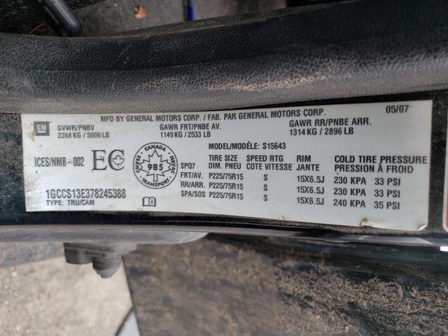 Photo 10 from auction – 2007 CHEVROLET COLORADO with VIN 1GCCS13E378245388