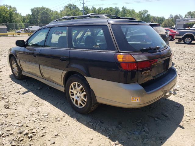 Photo 3 from auction – 2001 SUBARU LEGACY OUT with VIN 4S3BH896017636370