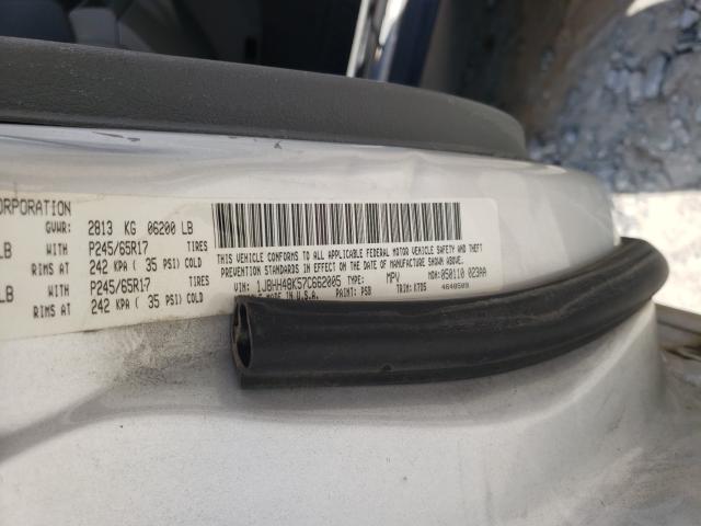 Photo 10 from auction – 2007 JEEP COMMANDER with VIN 1J8HH48K57C662005