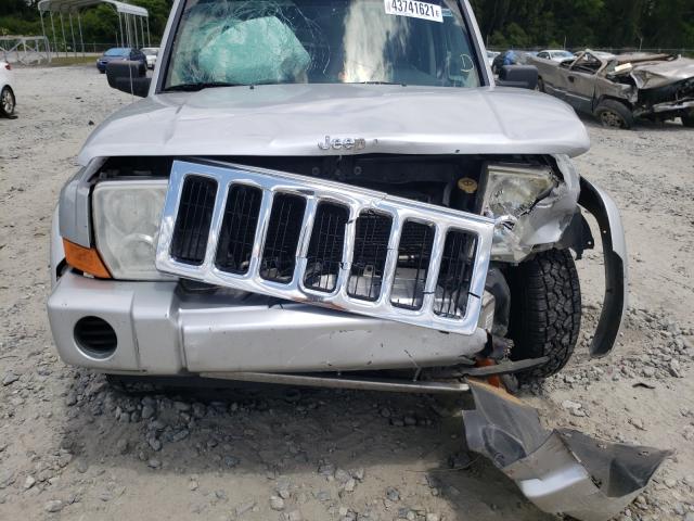 Photo 9 from auction – 2007 JEEP COMMANDER with VIN 1J8HH48K57C662005