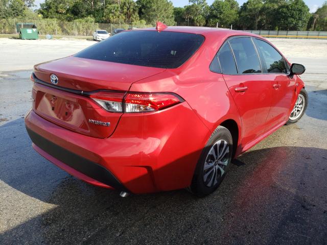 Photo 4 from auction – 2021 TOYOTA COROLLA LE with VIN JTDEAMDE8MJ004426