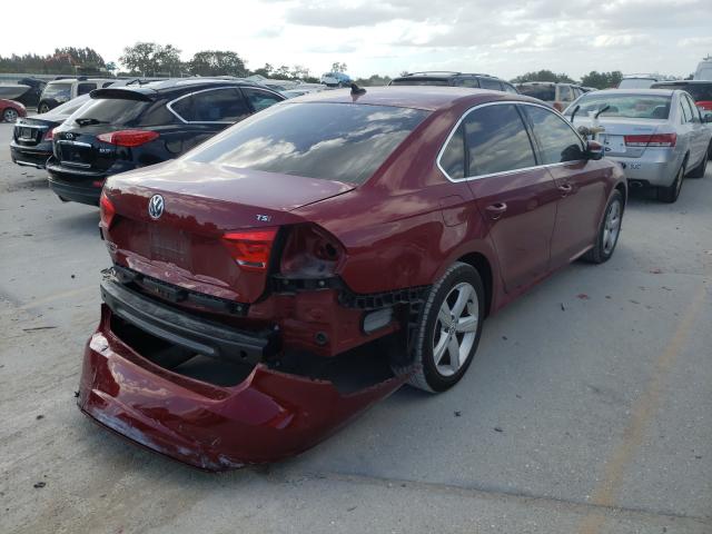 Photo 4 from auction – 2015 VOLKSWAGEN PASSAT with VIN 1VWAT7A3XFC107431