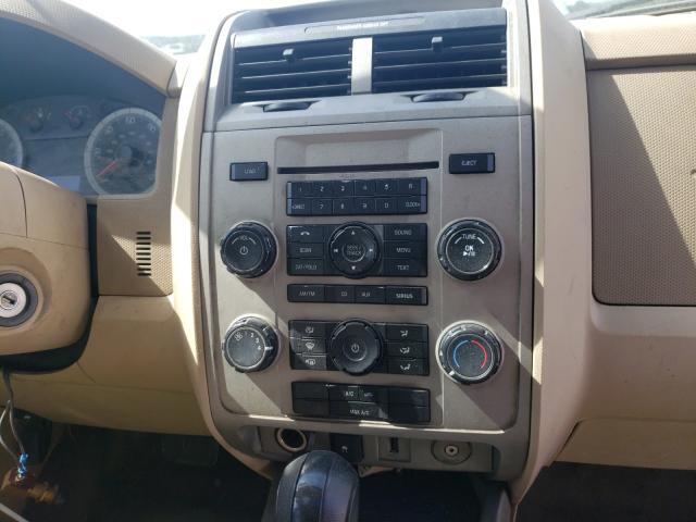 Photo 9 from auction – 2010 FORD ESCAPE XLT with VIN 1FMCU0D74AKA33948