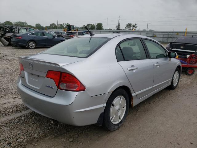 Photo 4 from auction – 2008 HONDA CIVIC HYBR with VIN JHMFA36298S029965