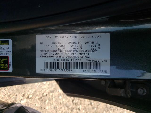 Photo 10 from auction – 2013 MAZDA 3 S with VIN JM1BL1M91D1748559