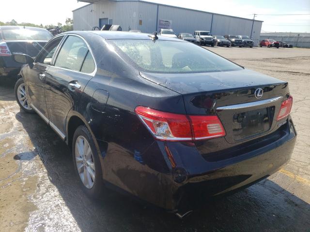 Photo 3 from auction – 2012 LEXUS ES 350 with VIN JTHBK1EG2C2496523