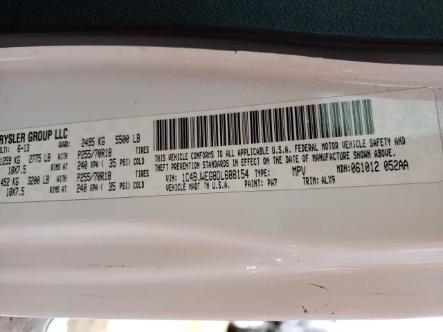 Photo 10 from auction – 2013 JEEP WRANGLER U with VIN 1C4BJWEG8DL688154