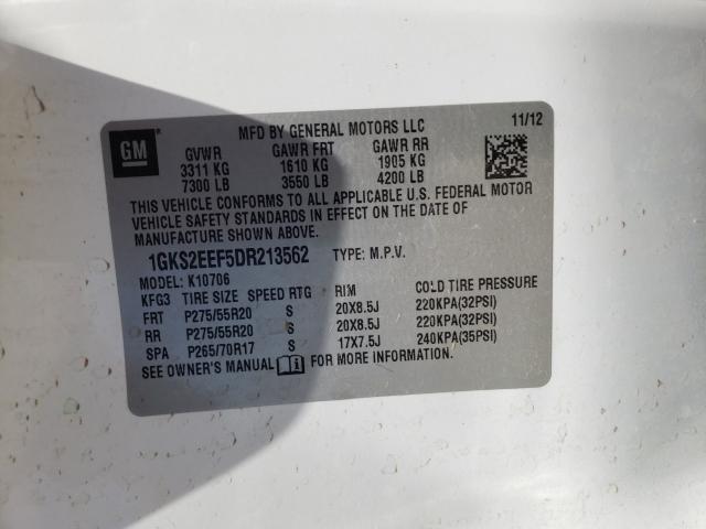 Photo 10 from auction – 2013 GMC YUKON DENA with VIN 1GKS2EEF5DR213562