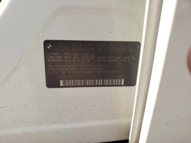 Photo 10 from auction – 2012 BMW X5 XDRIVE3 with VIN 5UXZV4C56CL750480