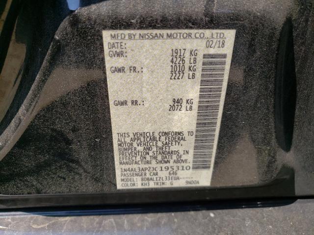 Photo 10 from auction – 2018 NISSAN ALTIMA 2.5 with VIN 1N4AL3AP2JC195310