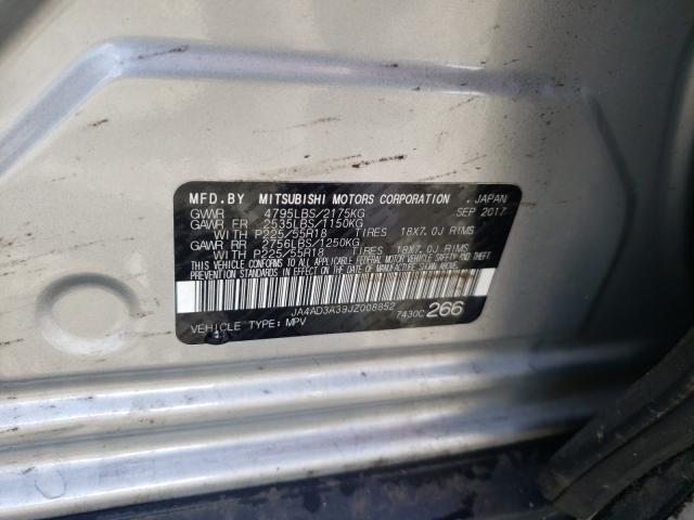 Photo 10 from auction – 2018 MITSUBISHI OUTLANDER with VIN JA4AD3A39JZ008852