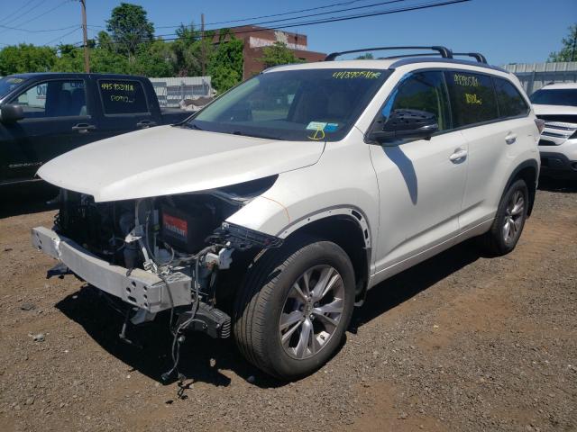 Photo 2 from auction – 2014 TOYOTA HIGHLANDER with VIN 5TDJKRFH4ES011216