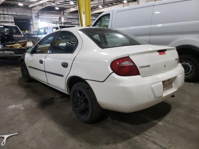 Photo 3 from auction – 2003 DODGE NEON SE with VIN 1B3ES26C93D102019