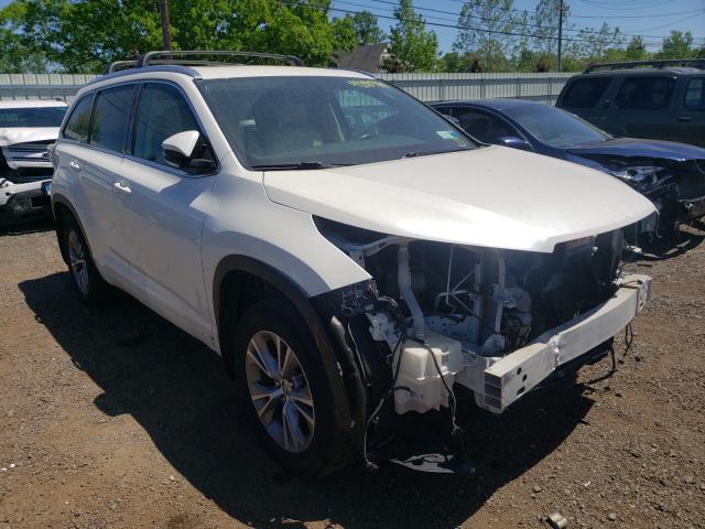 TOYOTA HIGHLANDER 2014 with VIN 5TDJKRFH4ES011216 - Photo from auction
