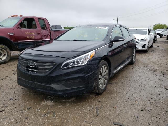 Photo 2 from auction – 2017 HYUNDAI SONATA SPO with VIN 5NPE34AF4HH556611