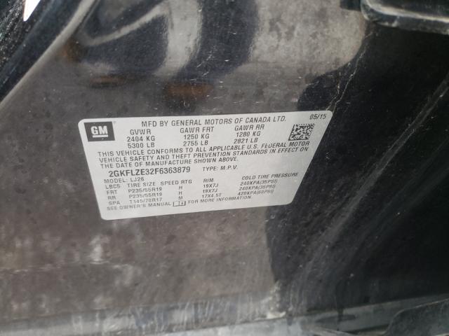 Photo 10 from auction – 2015 GMC TERRAIN DE with VIN 2GKFLZE32F6363879