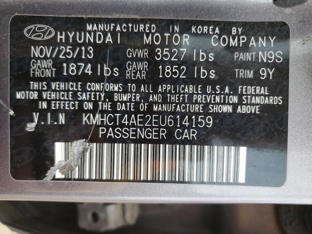 Photo 10 from auction – 2014 HYUNDAI ACCENT GLS with VIN KMHCT4AE2EU614159