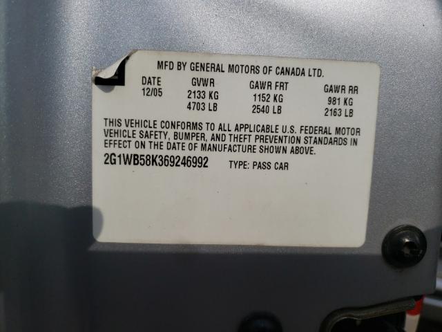 Photo 10 from auction – 2006 CHEVROLET IMPALA LS with VIN 2G1WB58K369246992