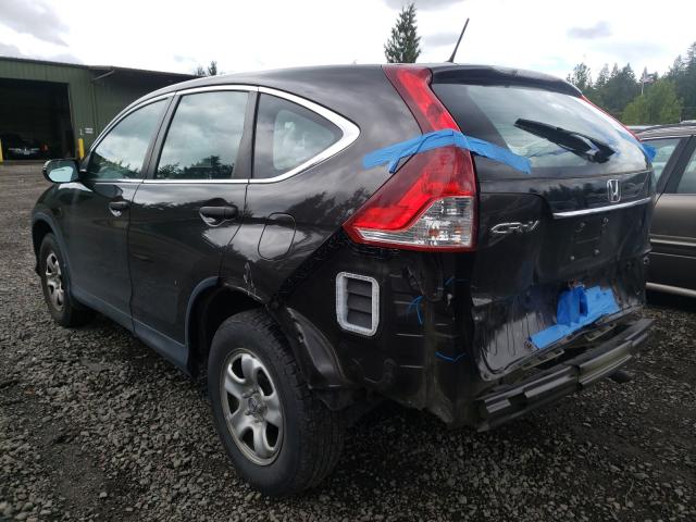 Photo 3 from auction – 2014 HONDA CR-V LX with VIN 2HKRM3H35EH536206